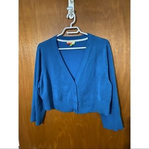 Cropped 3/4 sleeve cardigan size 3x
